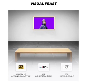 Marco de Fotos Digital Inteligente con Pantalla WiFi para Fotos, Videos y NFT, Compatible con MP4/<span class=keywords><strong>MP3</strong></span>/AVI, Android, 21.5/24/32/43/49 Pulgadas - Product Image 2