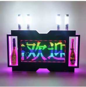 Biểu Tượng Tùy Chỉnh Ứng Dụng Lập Trình Chai Rượu Vang DIY Tin Nhắn Đăng LED Chai Trình Cho Câu Lạc Bộ Đêm Bên - Product Image 1