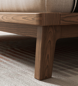 MAXKY Letto a Scomparsa di Lusso <span class=keywords><strong>in</strong></span> <span class=keywords><strong>Legno</strong></span> Doppio, Stile Moderno Minimalista Nordico <span class=keywords><strong>in</strong></span> Rovere Rosso, Design Italiano per Camera da Letto - Product Image 5