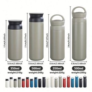 Custom 350ml 500ml Vacuum Insulated Students Thermoses Tumbler <b>Gift</b> Stainless Steel Water Bottle Cup <b>Creative</b> Simple Coffee Mugs - Product Image 2