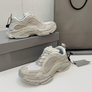Chunky Dad Shoes Beige <b>Mesh</b> Retro Sneakers Unisex Breathable Thick Sole Casual Running <b>Trainers</b> for <b>Men</b> Women - Product Image 1