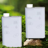 Vente en gros d'emballage vide de qualité alimentaire à impression personnalisée coulissante Boîtes à huile pour peinture en métal carré rectangulaire pour huile d'olive taille personnalisée