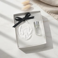 Diffuseur de parfum solide écologique pour armoire et voiture, avec huiles essentielles liquides parfumées, coffret cadeau