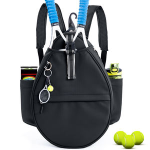 Sac à dos de tennis, porte-<span class=keywords><strong>2</strong></span> raquettes, polyester imperméable, fermeture éclair, bandoulière arquée, sac de sport unisexe, bandoulière, sac de sport - Product Image 1