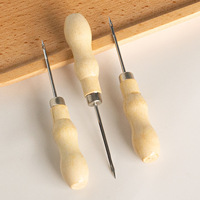 Outil de réparation de trou de poinçon de poignée de tente en cuir de bricolage