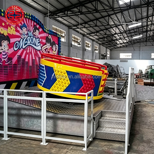 Mini Disco Tagada Portátil Montado en Remolque para Niños, Juegos Infantiles Disco Tagada en Venta, Atracción Disco Tagada para Ferias y Parques de Diversiones - Product Image 4