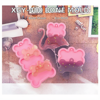 Xinguo XGy-400 Einweg-Silikonform in Knochenform für Schokolade, 3 Größen, Backwerkzeug, Sicher, DIY, Hergestellt in China, Set