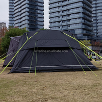 Glamping de luxe, camping familial, tente pneumatique imperméable quatre saisons, abri gonflable, une chambre et un salon