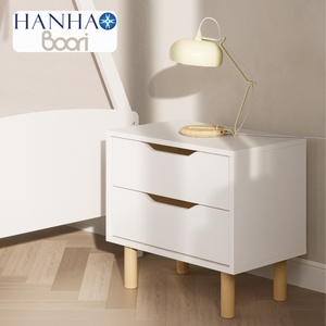 Gabinete de almacenamiento modular de 2 cajones de madera maciza Simple Boori, sala de estar debajo de la Mesa, <span class=keywords><strong>escritorio</strong></span> y cómoda - Product Image 1