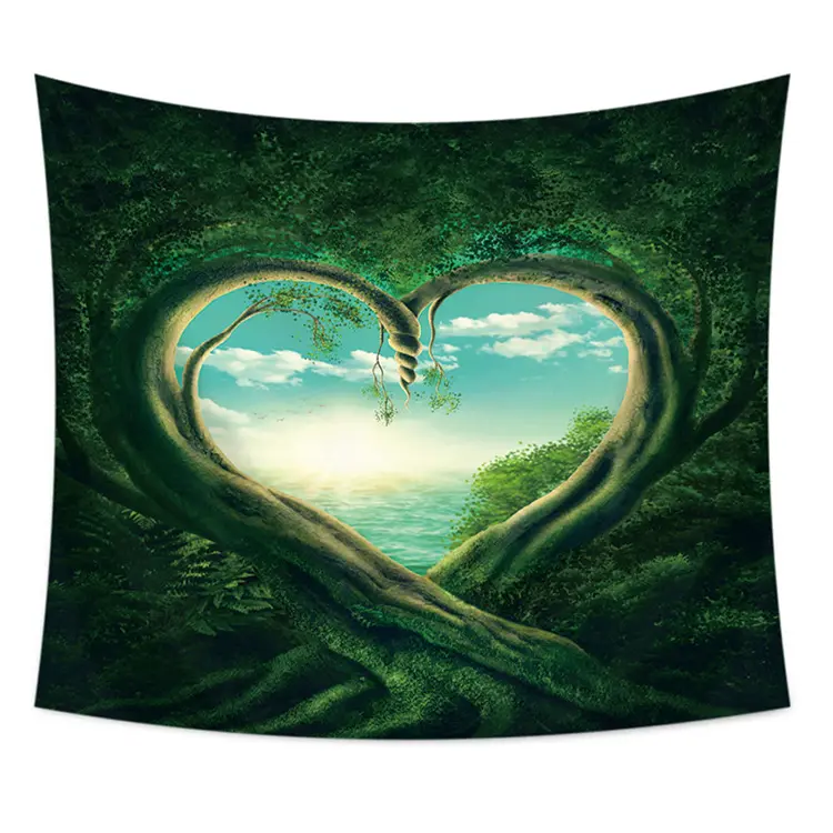 Green Forest Tapestry