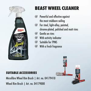 Limpiador de Ruedas Extreme Power 1 Litro, Potencia Extrema para Llantas y Rines de Aleación Muy Sucios - Product Image 2