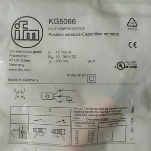 หนึ่งชิ้นสำหรับเซ็นเซอร์สวิตช์ความใกล้เคียง IFM รุ่นใหม่ KG5066 H - Product Image 2