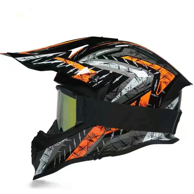 High Quality ABS Material ECE Standards Motorcycle Helmet Full Face Cross off-road Helmets