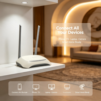 Router Inalámbrico TP-Link TL-WR842N 300Mbps N 2.4GHz de Alta Velocidad y Largo Alcance con 4 Puertos LAN RJ45, Fácil Configuración, Residencial