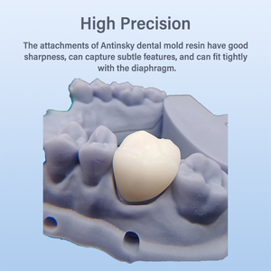 Résine dentaire temporaire Antinsky A1 A2 A3 pour imprimante 3D DLP LCD 405nm 0,5kg Faible rétrécissement - Product Image 3