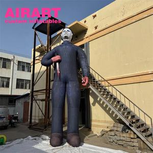 Personaje inflable decorativo de Halloween, hombres inflables de Halloween que sostienen cuchillos para decoraciones de festivales - Product Image 4