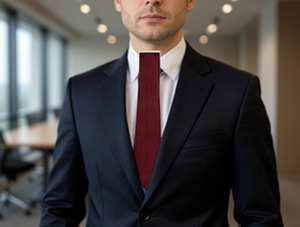 Corbata Larga Estampada de 7.5cm para Traje y Ropa Formal - Product Image 2