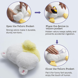 ของเล่นสุนัขรูปตูด<span class=keywords><strong>เป็ด</strong></span>ตลกๆ ของเล่นตุ๊กตาเป็ดสุดฮา ส่งเสียงนุ่มๆ ตลกๆ <span class=keywords><strong>ช</strong></span>่วยคลายเหงาและบรรเทาความวิตกกังวล - Product Image 4