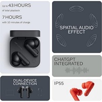 Version Globale CMF by Nothing Buds Écouteurs sans Fil à Réduction de Bruit Véritables Écouteurs Intra-Auriculaires sans Fil