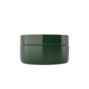 Plastic Jar Container Wholesale Empty Green Plastic Wide Mouth Body Butter Jar Containers For Cream 2oz