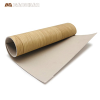 Revêtement de sol en vinyle texturé bois antidérapant, rouleau de tapis en PVC hétérogène pour la construction