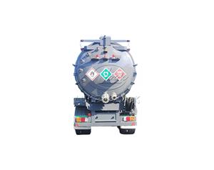Semi-remorque d'aspiration à jet en acier inoxydable 25000L, 3 essieux, unité de puissance indépendante, Hydrovac, pour excavations et aspiration de fosses septiques, Usine chinoise - Product Image 5