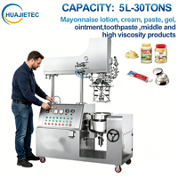 Huajie Voedselverwerking Mengtank Fruitpasta Maken Machine Vast Type Vacuüm Homogenisator Mixer