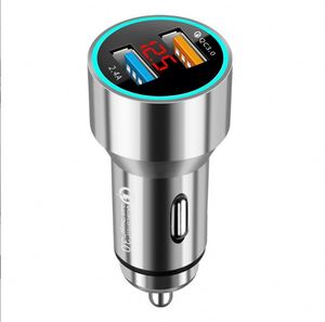 ที่ชาร์จในรถยนต์รุ่นใหม่ 30WPD รองรับ PD+2.4A ช่องเสียบ USB คู่ สามพอร์ต - Product Image 5