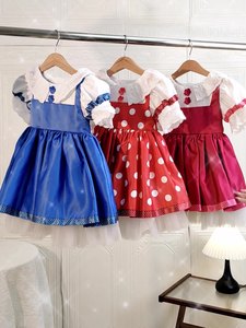 Nuovo Abito Estivo in Raso Senza Maniche per Bambina, <span class=keywords><strong>Vestito</strong></span> da Cerimonia con Fiori, Abito per Bambina di <span class=keywords><strong>1</strong></span> <span class=keywords><strong>Anno</strong></span> per Compleanno e Natale - Product Image 5