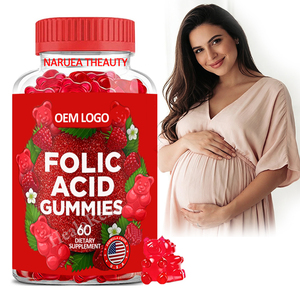 Vitamines en gros A, C, D, <span class=keywords><strong>E</strong></span>, <span class=keywords><strong>B12</strong></span> et acide folique, vitamines prénatales sous forme de gommes pour femmes, aide à l'ovulation, équilibre hormonal, cycles réguliers - Product Image 1