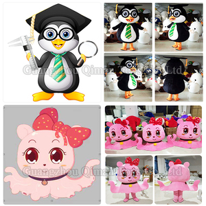 Costume de mascotte personnalisé Qiman pour adultes, personnages <span class=keywords><strong>Mickey</strong></span> et <span class=keywords><strong>Minnie</strong></span>, en peluche, dessin animé, à vendre - Product Image 4