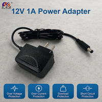 Alimentation électrique murale personnalisable AC/DC 5V 6V 12V 24V 0.1A 0.5A 1A 2A avec prise US pour éclairage LED et caméra CCTV