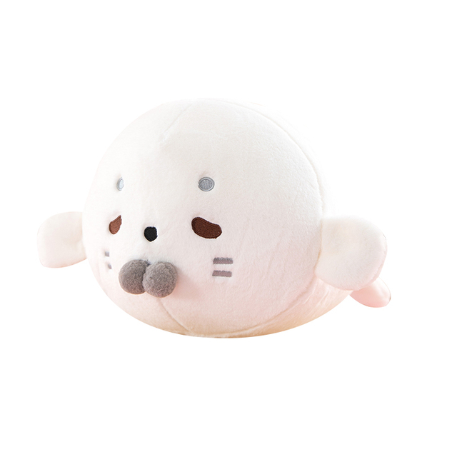 Wholesale PP Cotton Filling Seal Plush Pillow Toy Sea Lion Stuffed Animal Cushion Doll Warm Hand Pillow Kids Companion Birthday