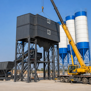 Centrale à béton modulaire HZS180, équipement complet de production de béton avec système de mélange, de convoyage et silo à ciment - Product Image 2