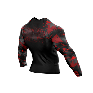 เสื้อรัดกล้ามเนื้อสำหรับผู้ใหญ่ MMA ยูนิเซ็กซ์ ระบายเหงื่อ ป้องกันรังสียูวี น้ำหนัก 220 กรัม พิมพ์ลายโลโก้ด้านหลังด้วยเทคนิค Heat-Transfer - Product Image 5