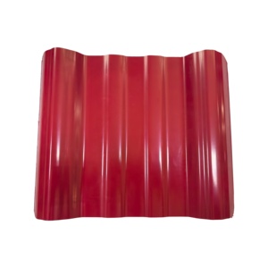 Fábrica forma de onda 1050mm tejas españolas corrugado UPVC hojas de techo Color estable ASA Teja De PVC Casa de resina sintética - Product Image 5