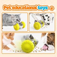 Jouet distributeur de friandises pour chien et chat, jouet d'entraînement d'intelligence pour chiens de petite et moyenne taille, jouet éducatif de poursuite pour animaux de compagnie