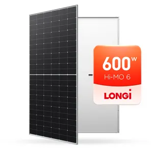 隆基Hi-Mo6 7 HPBC新能源单太阳能电池板550W 585W 600瓦600 W欧洲股票单晶太阳能电池板价格