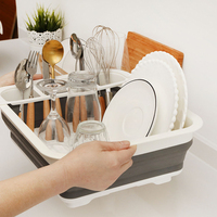 Égouttoir de vaisselle, étagère de séchage Portable, support de rangement de cuisine pliable pour bol de vaisselle, organisateur de vaisselle à domicile