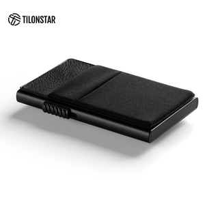 TILONSTAR TVC330 Portacarte Automatico Pop-up in Alluminio Portatile con <span class=keywords><strong>Clip</strong></span> Portadenaro e Protezione RFID per Carte di Credito e Documenti - Product Image 5