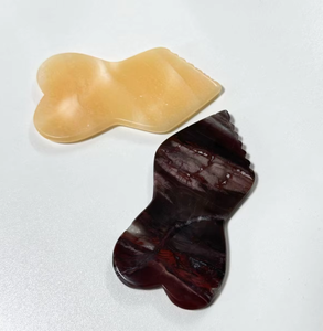 Piedra Gua Sha 100% Natural y Auténtica en Forma de Hueso, con Borde Dentado, para Masaje Corporal - Product Image 6