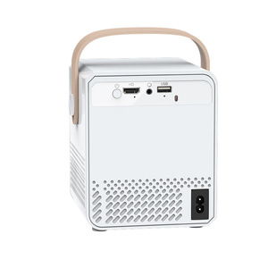 Portable <b>Led</b> <b>Projector</b> 600 Lumens 720P With Handle Built-In Battery Home Theater Wifi Android System - Product Image 4