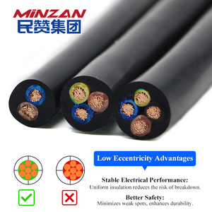 สายเคเบิล8 Core 0.<span class=keywords><strong>3</strong></span> 0.5ปลอกสี่เหลี่ยมทำจากพีวีซีหุ้มฉนวนด้วยลวดทองแดงบริสุทธิ์8คอร์บรรจุภัณฑ์ม้วนลวดทองแดงสำหรับอาคาร - Product Image 3