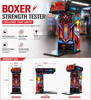 Machines de boxe de haute qualité les plus vendues, machines de jeu à monnayeur pour centres commerciaux, parcs d'attractions et salles d'arcade