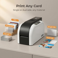 Imprimante de cartes d'identité professionnelle HiTi CS-270E, impression recto/verso de cartes PVC, 300 DPI, prend en charge les cartes transparentes