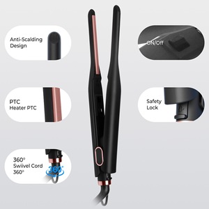 Nueva Plancha de Pelo Pequeña Portátil 3/10'', Plancha de Pelo 2 en 1, Plancha de Pelo Pequeña para Hombre - Product Image 3