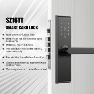 Parmak İzi Akıllı Kapı Kilidi Şifre IC Kart Anahtar APP Kontrolü Ahşap/Paslanmaz Çelik Kapılar için TTlock Akıllı Kilit - Product Image 6