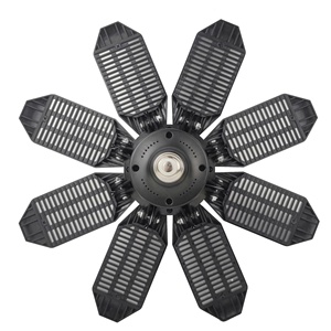 Trần nhà để xe ánh sáng LED 8 + 1 6-Leaf 100W có thể gập lại biến dạng nhà máy nhà kho hội thảo làm việc ánh sáng - Product Image 4