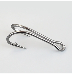 Anzuelo <span class=keywords><strong>doble</strong></span> Pesca Anzuelos Dobles De Acero Inoxidable Para Pesca Anzuelo de rana de acero inoxidable - Product Image 4