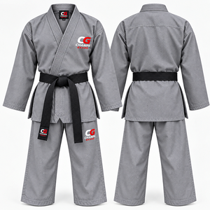 Uniforme Profesional de Judo, Traje de Judo de Lona de Algodón Pesado, Costuras Reforzadas, Ropa para Entrenamiento y Competencia para Adultos y Niños - Product Image 6
